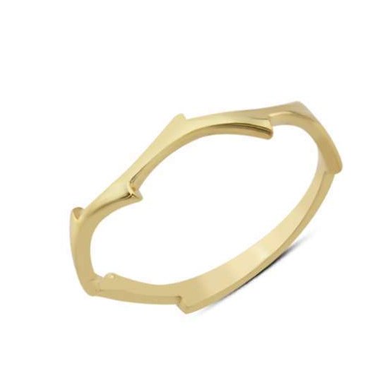 14 Ayar Sarı Altın Yüzük, 1,1 gr, Model YZK-266